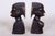 Vintage African Bookends in Lacquered Ebony, 1920s, Set of 2 For Sale - Image 3 of 11