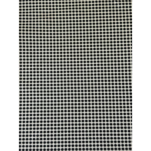 Schumacher Schumacher Stella 4 Yards Black & Natural Cotton Fabric For Sale - Image 4 of 7