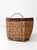 Vintage Large Wicker Gathering Basket For Sale - Image 10 of 15