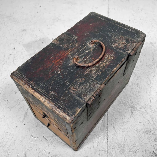 Wood Meiji Suzuribako Inkstone Box Calligraphy Box, Japan, 1890s For Sale - Image 7 of 18