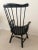 Mid 20th Century Mid 20th Century Exquisite Ethan Allen Baumritter Stunning Black Windsor Comb Back Armchair Excellent Condition For Sale - Image 5 of 17