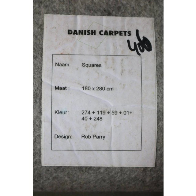 Squares Rug by Rob Parry for Danish Rugs, 2000s For Sale - Image 9 of 10