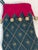 Two gorgeous 20 th c Christmas Stockings embroidered velvet and decorated with Gingle bells.