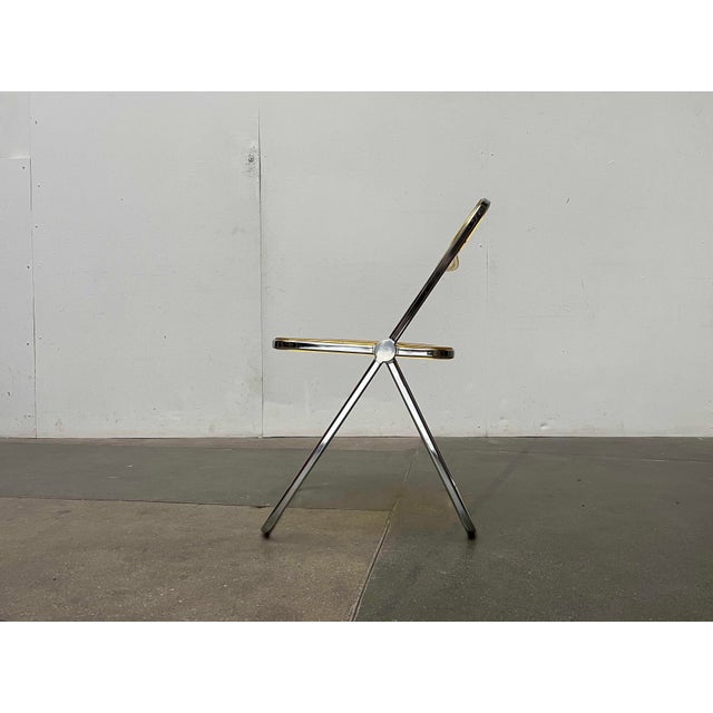Mid-Century Modern Italian Space Age Model Plia Folding Chair by Giancarlo Piretti for Castelli, 1960s For Sale - Image 5 of 18
