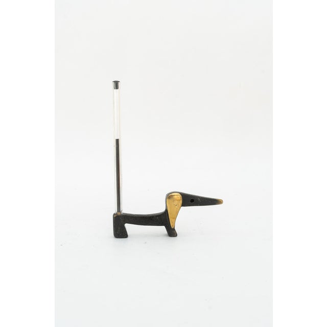Black Dog Figurine Pencil Holder from Walter Bosse, Vienna, 1950s For Sale - Image 8 of 8