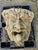 Unique mask, marble keystone. The work depicts a grotesque or fantastical face, sometimes with an apotropaic function to...