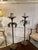 Palm Tree Tole Tables Lamps With Lamps- A Pair For Sale In Los Angeles - Image 6 of 9