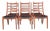 Midcentury Modern Danish Teak Dining Chairs by Kai Kristiansen, Set of 6 For Sale