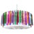 Contemporary Large Italian Pendant Light with 393 Multicolored Prisms from Justfurnituress SRL For Sale - Image 3 of 12