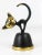 Brass Dinner Bell Displaying a Cat by Walter Bosse attributed to Hertha Baller, Austria, 1950s For Sale - Image 3 of 6
