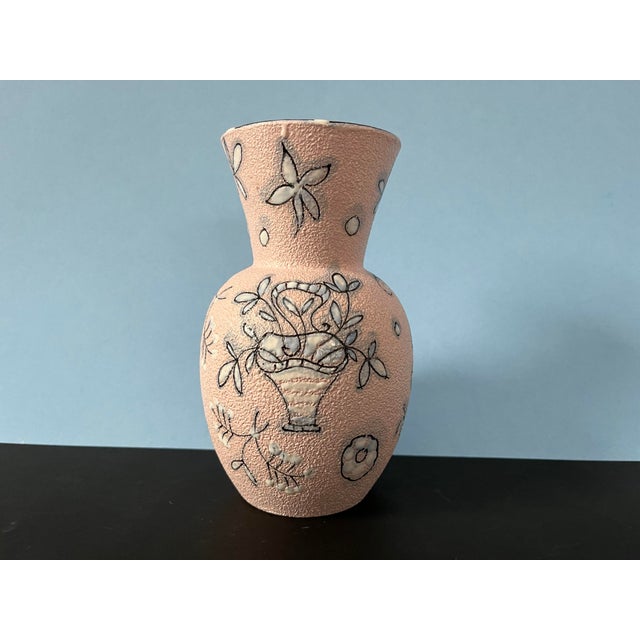 Italian Italian Flora & Fauna Vase, C1950 For Sale - Image 3 of 12