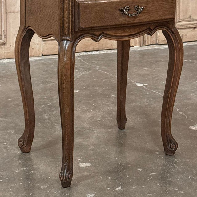 Pair Vintage Country French Nightstands ~ End Tables For Sale - Image 13 of 18