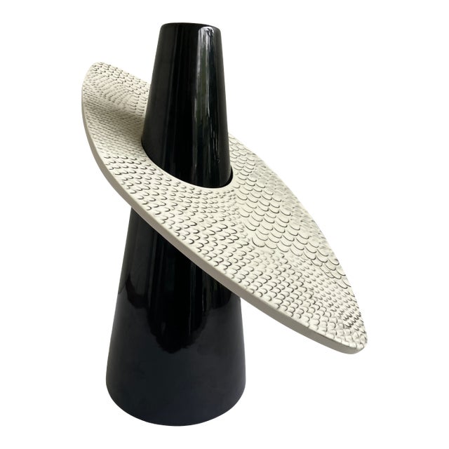 Ceramic Vase by Alessandro Mendini for Superego Editions, 4 Mani Collection - Numbered 5 of 99 For Sale