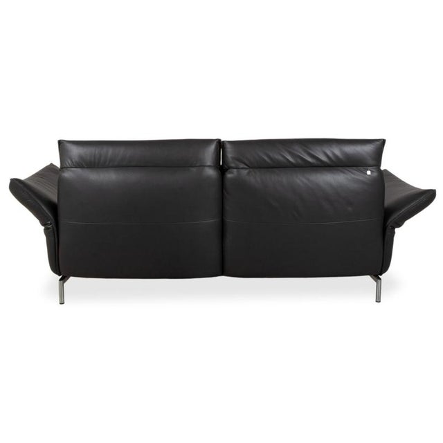 Vanda 2-Seater Sofa in Anthracite Leather from Koinor For Sale - Image 11 of 13