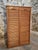 Vintage French Tambour Cabinet in Oak, 1960s For Sale - Image 16 of 18