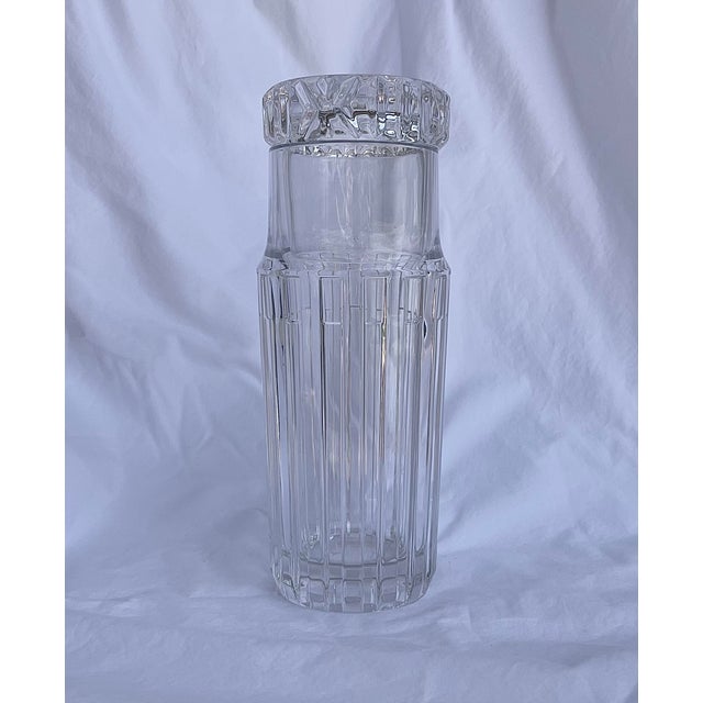 Contemporary Late 20th Century Tiffany & Co. Crystal Carafe with Tumbler Set For Sale - Image 3 of 9