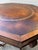 Antique English Regency-Style Drum Table Is Constructed From Mahogany Wood and Features an Octagonal Leather Top With Gold Tooling For Sale - Image 9 of 10