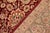 Textile Floral 1990's Pak-Persian Maroon/Green Wool Rug - 6'1'' X 9'0'' For Sale - Image 7 of 9