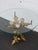 Hollywood Regency Floral and Gold Painted Finish Glass Top Coffee Table 6646 For Sale - Image 15 of 15
