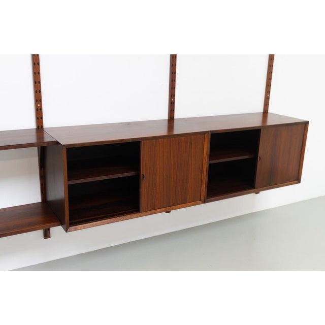 Vintage Danish Pau Ferro Modular Wall Unit by Poul Cadovius for Cado, 1960s For Sale - Image 10 of 18