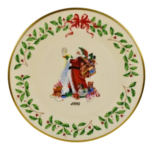 1994 Lenox the Annual Holiday Collection's Santa Claus Christmas Plate