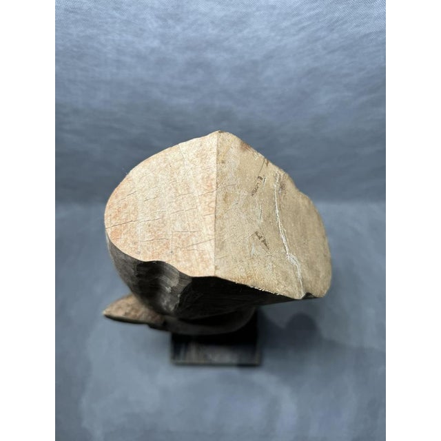 Wood Light Wood Horse Head Sculpture For Sale - Image 7 of 14