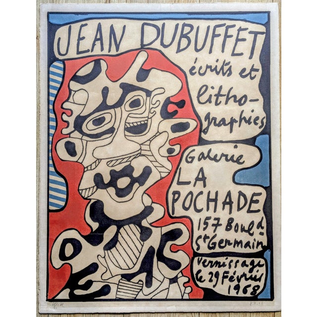 Jean Dubuffet, Writings and Lithographs, 1968, Original Hand-Signed Serigraph For Sale - Image 8 of 8