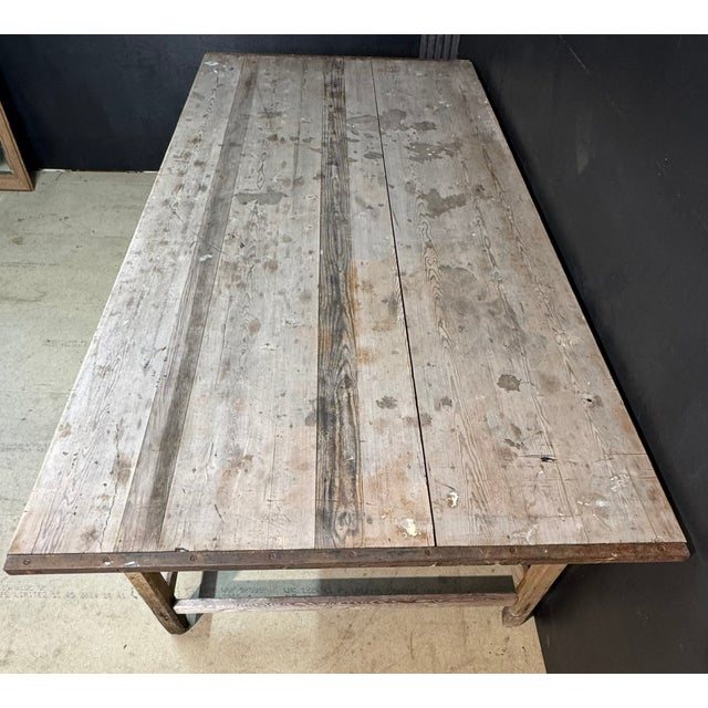 French Florist's Table Kitchen Island, 1870 For Sale - Image 3 of 18