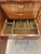 Wood German Art Deco Sculptural Burl Walnut Credenza with Vitrine and Marble Serving Slide, 1932 For Sale - Image 7 of 15