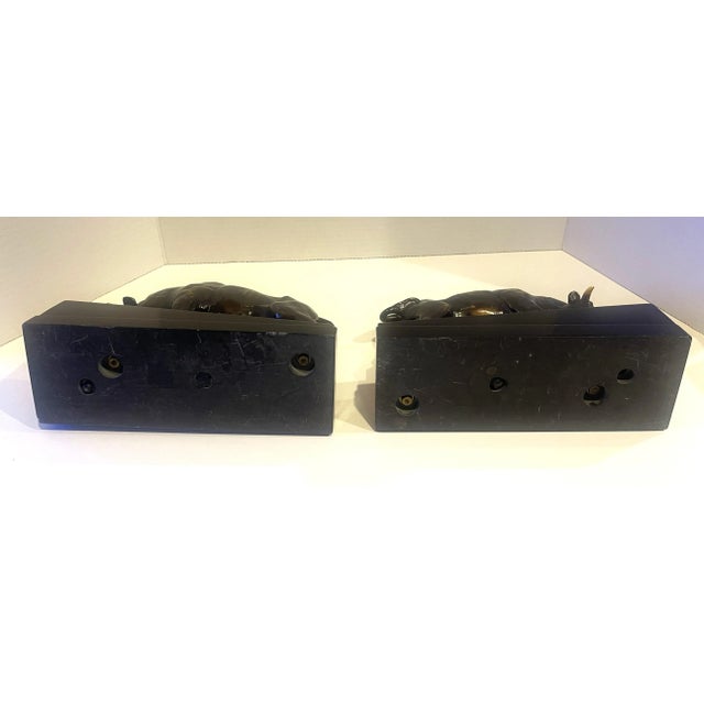 Mid 20th Century Bronze Bison Bookends- a Pair For Sale - Image 10 of 10