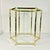 A lovely little Metal Faux Bamboo Drinks Table with glass top. The design is timeless and we love the shape. This little...