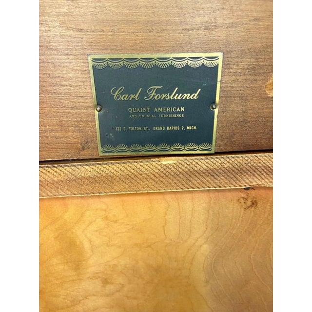 Vintage Carl Forslund Quaint American Cherry Sideboard For Sale In Kansas City - Image 6 of 13