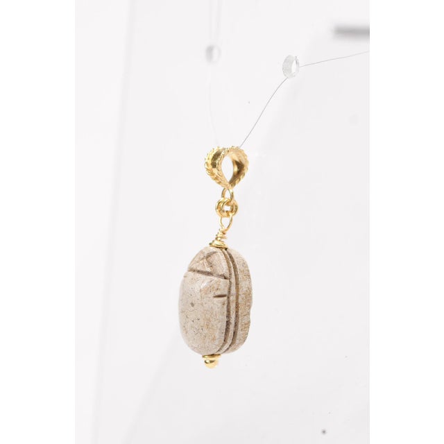Early 21st Century Egyptian Scarab Pendant For Sale - Image 5 of 10