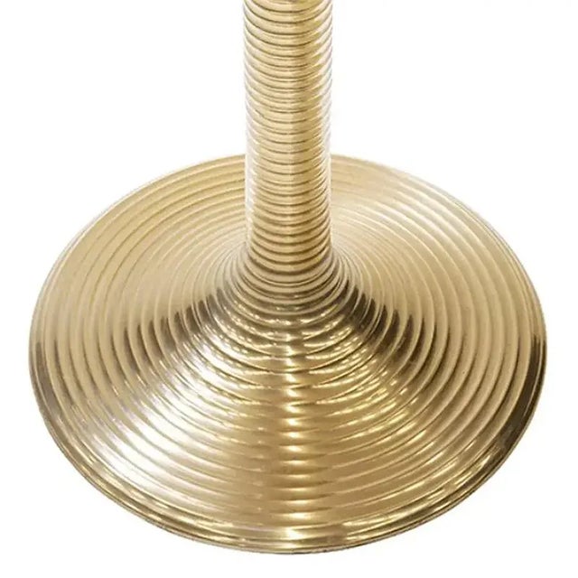 Mid-Century Modern Alu Gilt Side Table by PC Collection For Sale - Image 3 of 8