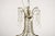 1940s 1940s French Gilt Iron Crystal Chandelier For Sale - Image 5 of 6