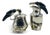 1980s Silver Plated Toucan Tea Service by Emilia Castillo for Los Castillo, Mexican Set of 3 For Sale