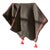 Chamula Wool Throw - Black For Sale