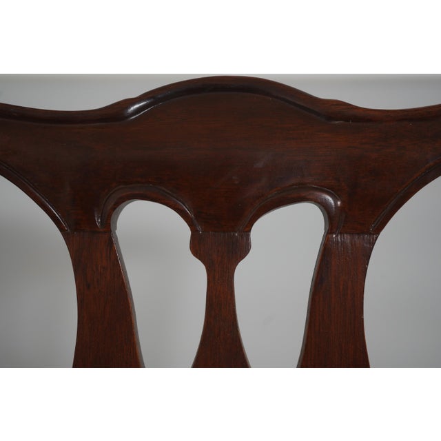 Set of 8 Hickory Chair Mahogany Dining Chairs For Sale - Image 12 of 18