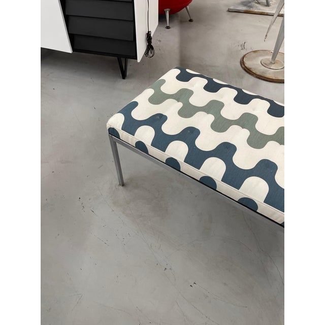 White Vintage Florence Knoll Bench For Sale - Image 8 of 12
