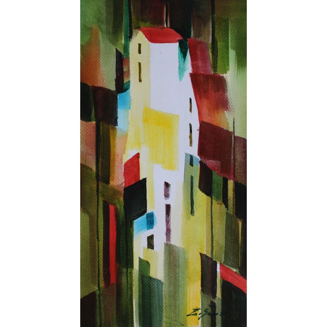 2020s Zigmunds Snore, City, 2025, Watercolor on Paper For Sale - Image 5 of 5