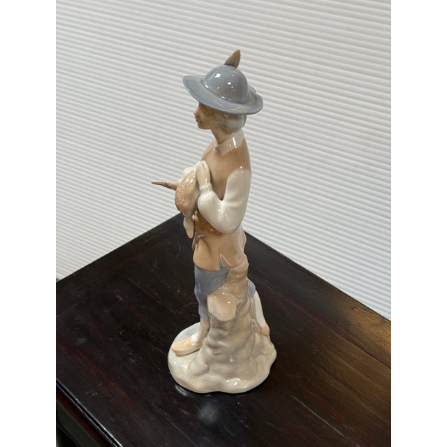 Miquel Requena for Lladró Man With Geese Porcelain Figurine, Signed For Sale - Image 9 of 12