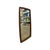 Vintage Mid-Century Modern Solid Wood Barrel-Frame Wall Mirror. For Sale In Seattle - Image 6 of 6
