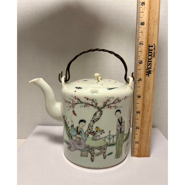 1919 Antique Chinese Porcelain Teapot by Fan TzeNan For Sale - Image 10 of 12