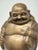 Asian Vintage Cast Brass Budai Laughing Buddha Sculpture For Sale - Image 3 of 10