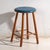 Antique Wooden Stool with Round Seat, Central Europe, 1950 For Sale - Image 6 of 6