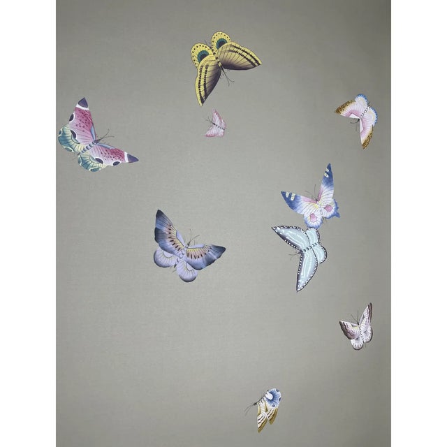 If you love the look of De Gournay wallpaper but not the price , this is for you. The listed price is for 7 panels of 36"...