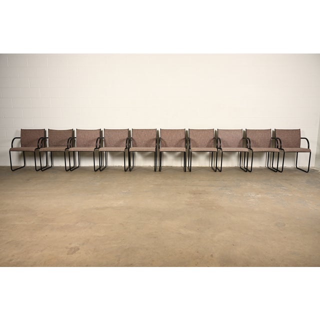 Mid-Century Modern Richard Schultz for Knoll Modern Model 1407 Armchairs, Set of Ten For Sale - Image 3 of 13