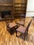 Jacobean Set of 6 Vintage Drexel Furniture Co. Jacobean Revival Dining Chairs For Sale - Image 3 of 9