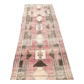Vintage Turkish Sivas Runner | 3'6" X 13'7" For Sale