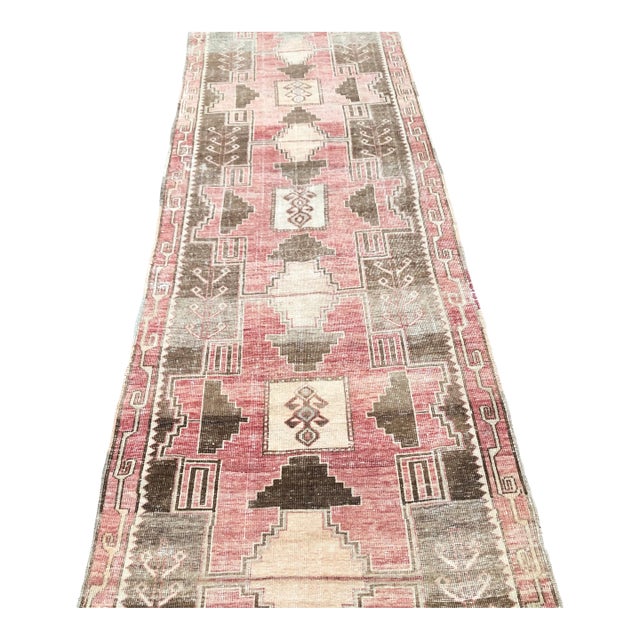 Vintage Turkish Sivas Runner | 3'6" X 13'7" For Sale
